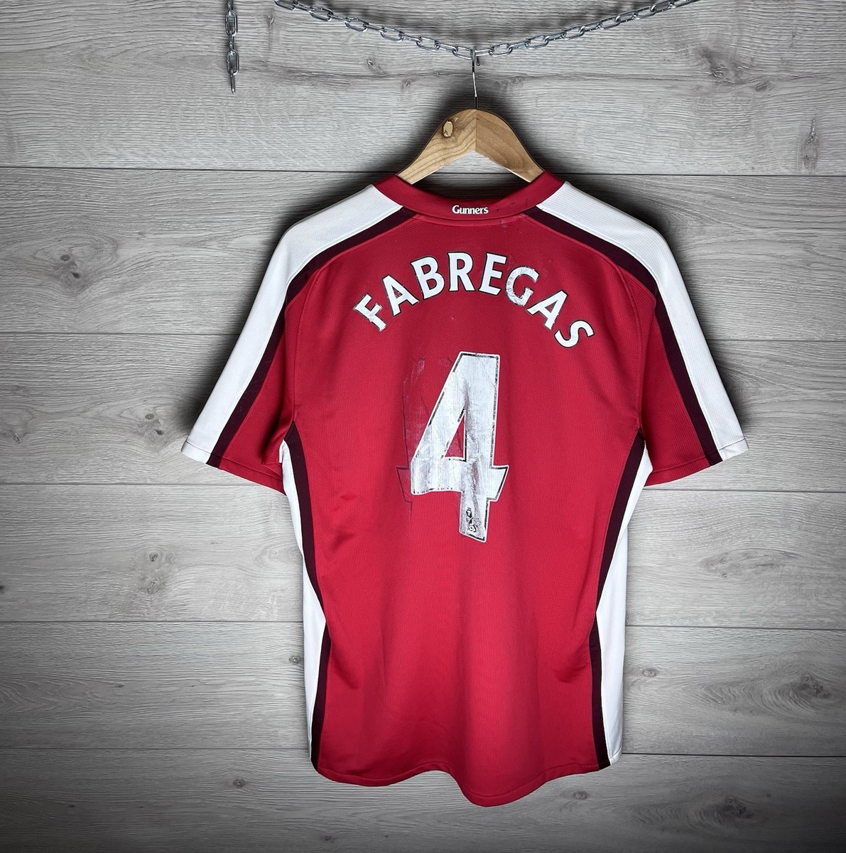 NIKE Arsenal FC FABREGAS 4 ユニフォーム Vintage soccer jerseys FC Arsenal Nike #4 Fabregas dri-fit