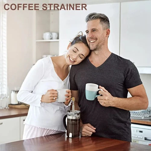 Portable French Coffee and Tea Final Press Maker Coffee Reusable Full Bodied - Picture 3 of 8