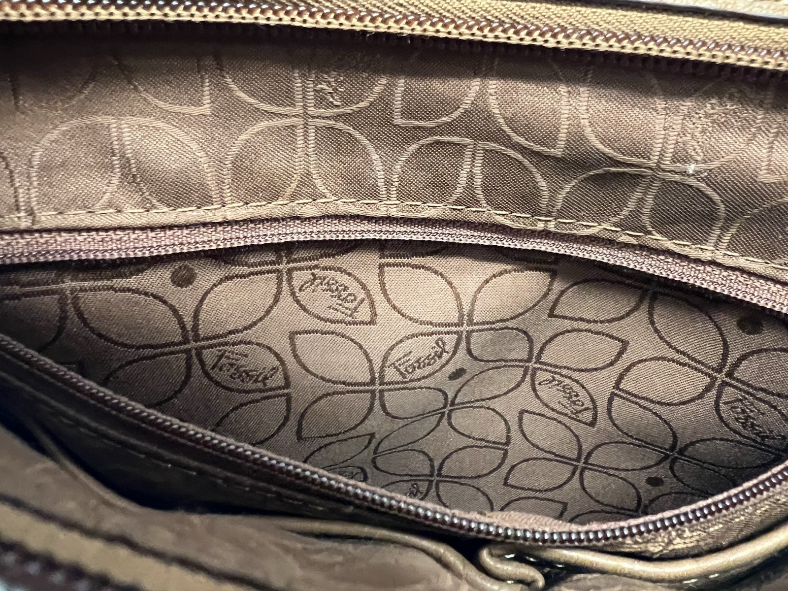 Fossil Striped Patchwork Leather Patchwork Crossb… - image 6