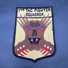 VINTAGE USAF F-4 7TH TACTICAL FIGHTER SQUADRON PATCH H2