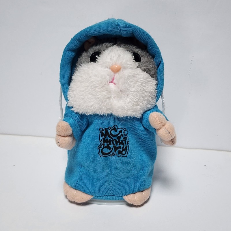 MC Mimicry Talking Hamster Stuffed Plush 6" Repeats What You Say