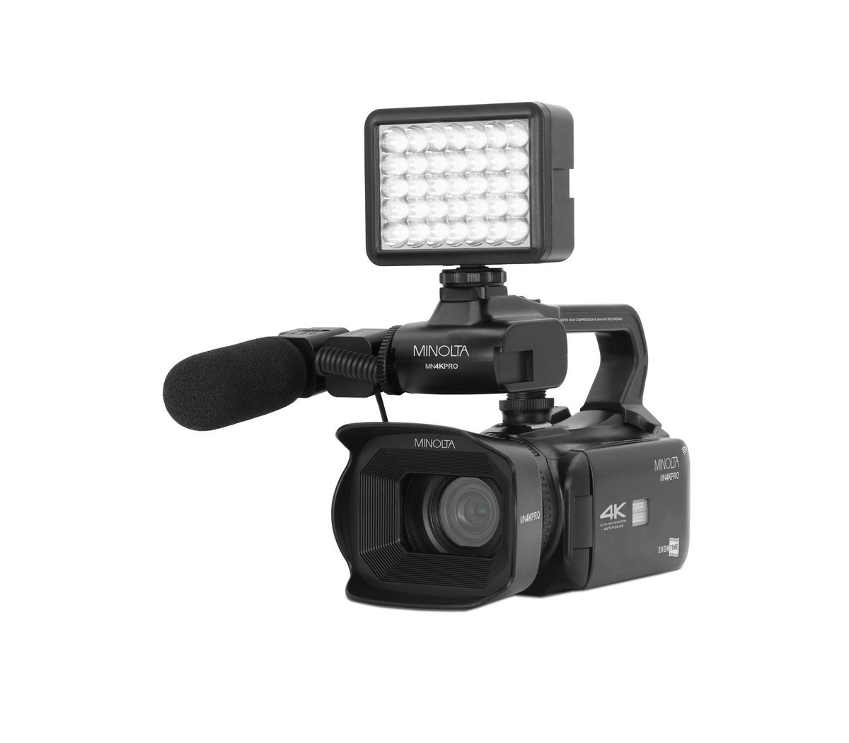Minolta MN4KPRO 4K60FPS Ultra HD / 64 MP Autofocus Pro Camcorder