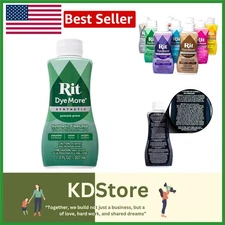 Rit DyeMore Peacock Green Synthetic Liquid Fiber Dye - 7 oz.