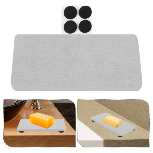 Diatomaceous Earth Coasters Shower Soap Tray Hand Bathroom Absorbent Pads for