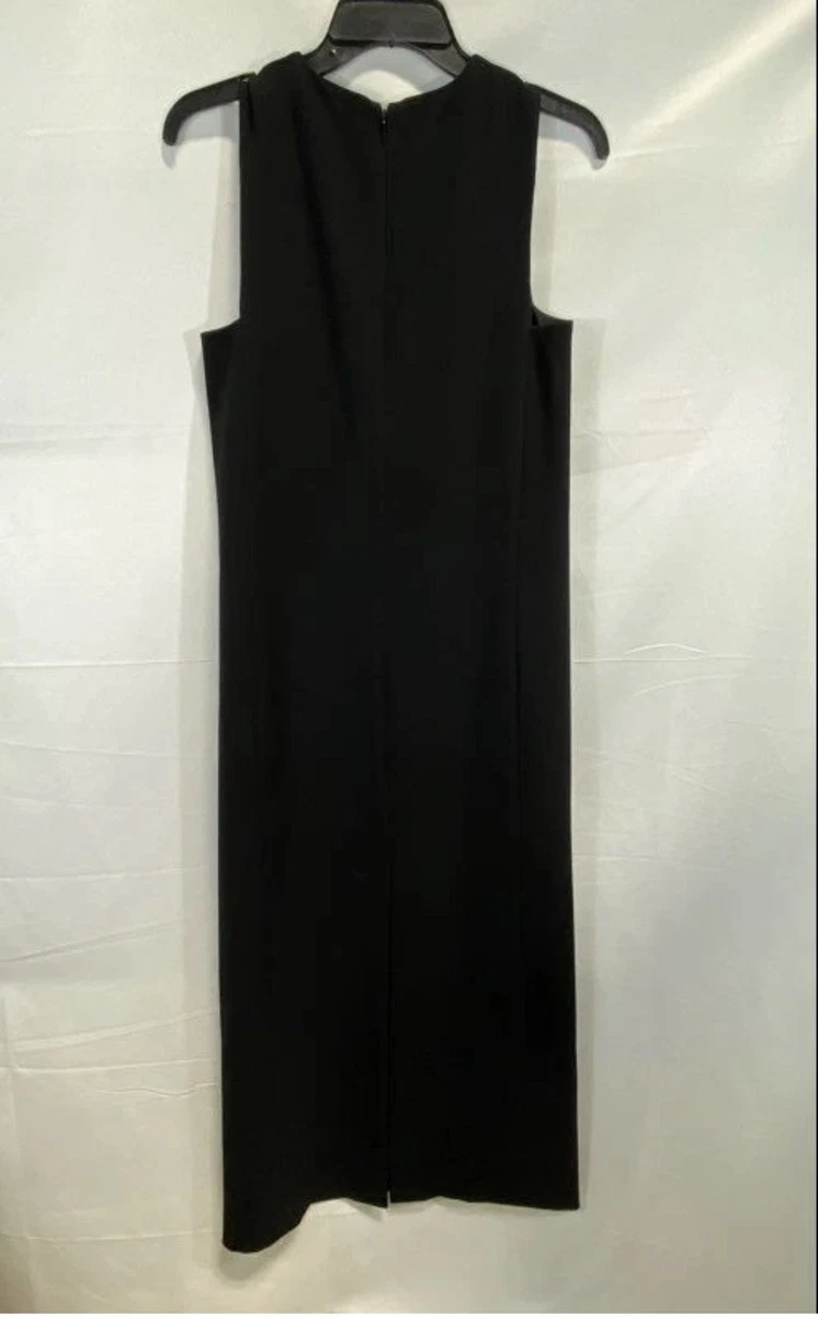 theory black sleeveless dress Theory Women's One Shoulder Mini Dress - Black