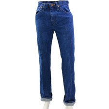 Vintage 90s Wrangler Medium Wash Jeans Womens 2 High Waist Straight Leg XS 34L