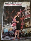 NIP Vtg Lady Betty Stretch Imported French Nylon Stockings Size 9-9 1/2-10 Beige