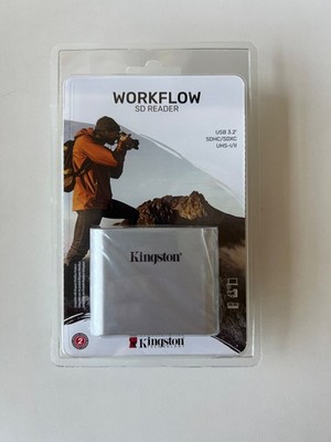 Kingston Workflow SD Reader USB 3.2 Gen 1 Workflow Dual-Slot SDHC/SDXC UHS-II...
