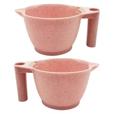 2pcs Hair Dye Mixing Bowl Portable Tint Bowl Color for Hair Salon