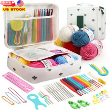 59 Pcs Crochet Kit for Beginners Adults Crochet Kits Include Yarn Starter Kits