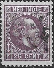 Timbre Inde néerlandaise NL 12 o - 89097FM