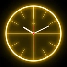 EaseSign Minimalism Living Room Interior Design illuminated Flexible Neon Clock