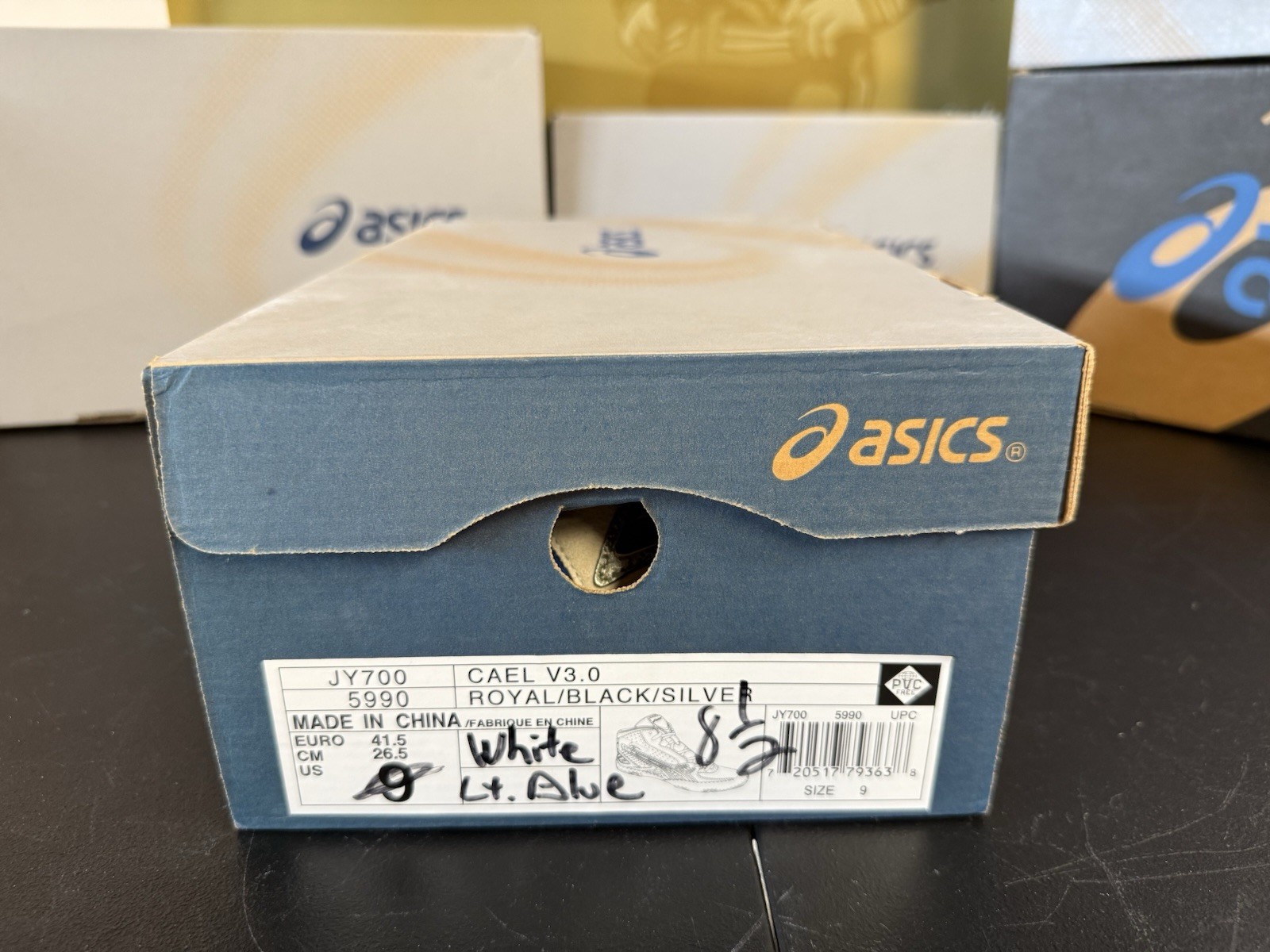 ASICS Cael V4.0 UNRELEASED SAMPLE Size 8.5 Wrestling Shoes - Very Rare!