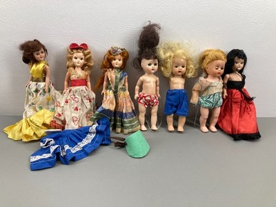 Vintage Doll Lot Assorted Brands 8''