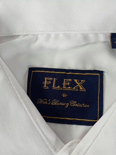 Herren Luxury Collection J.Ver Flex Hemd Herren Gr. L weiß klassisch italienisches Design - Bild 15 von 15