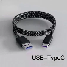 65W Magnetic USB to Type-C Fast Self-Coiled Nylon Cable 3ft Holiday Hot Deals