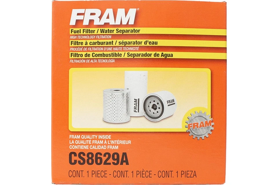FRAM Fuel Water Separator Filter Fits 1999-2003 Ford Vans Trucks Part ID CS8629A - Image 3 of 4