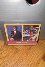 1990-91 NBA Hoops - Inside Stuff Michael Jordan, Magic Johnson #385