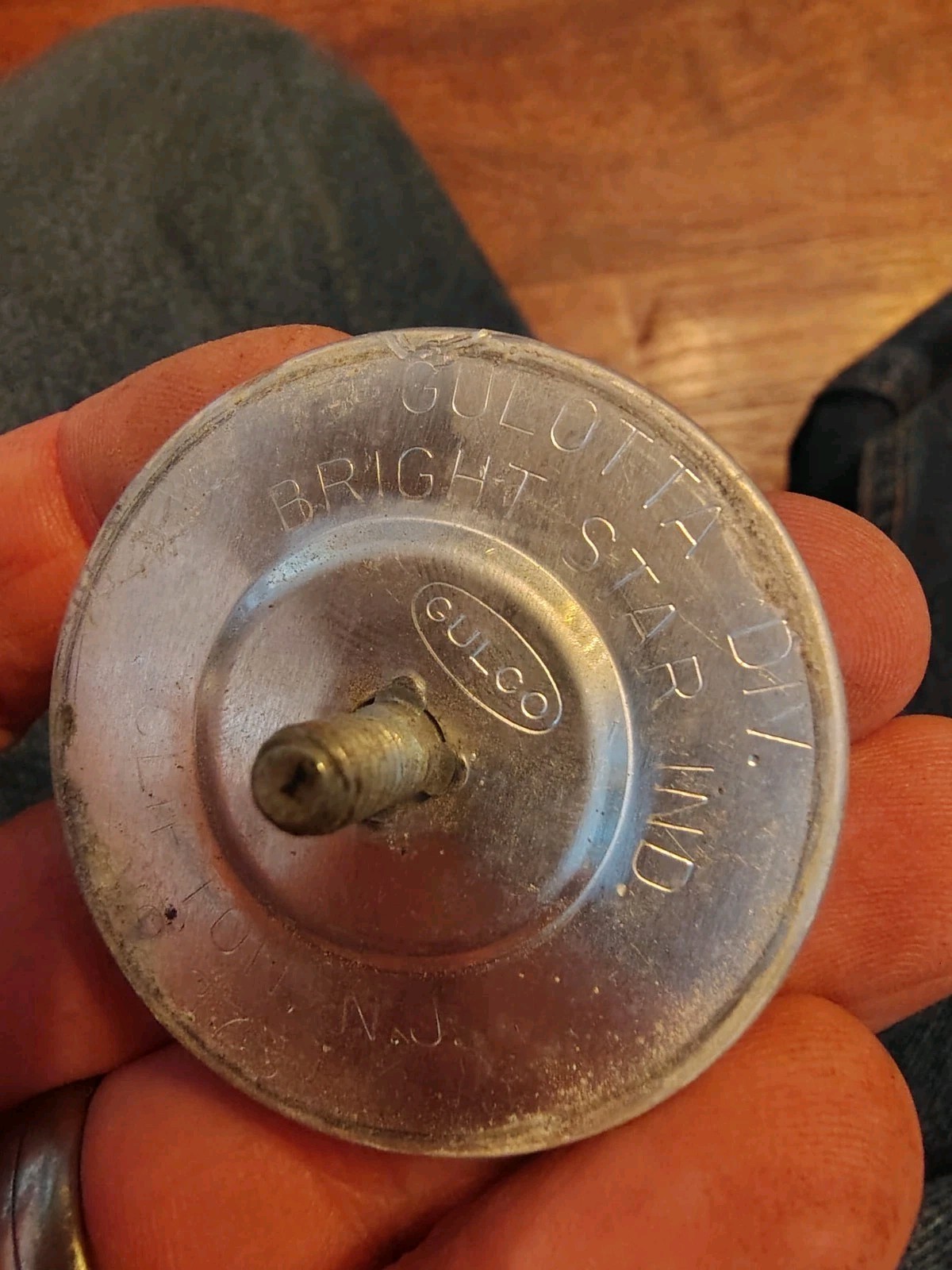 Vintage Gulco Reflector 375 USA Red Rear Fender Stratolite And Bezel