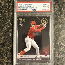 2018 Topps Now - Moment of the Year Shohei Ohtani Rookie 1/2631  Only 10 On eBay