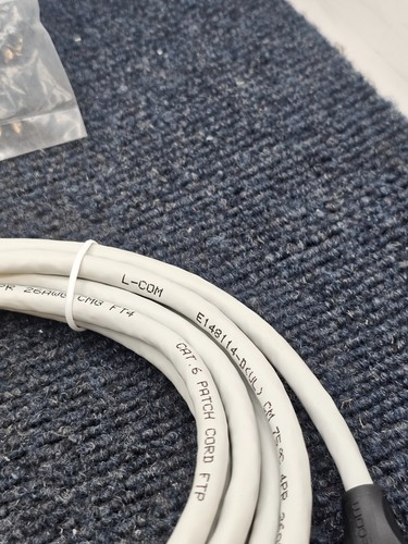 L-COM TRD695SCR-10 10FT Shielded Cat 6 Cable, RJ45 / RJ45 PVC Jacket Gray - 第 5/12 張圖片