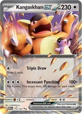 Kangaskhan ex 115/165 Pokemon 151 Double Rare Pokemon TCG Card NM