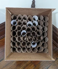 100 Empty Toilet Paper Rolls Clean Cardboard Tubes Crafts Art Supplies Projects