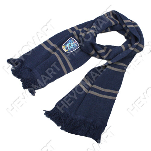 AU Harry Potter Luna Lovegood Ravenclaw Robe Cloak LED Magic Wand Scarf Costume - Picture 9 of 23