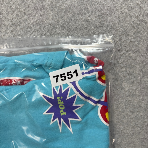 Coca Cola Staple Tshirt Men XL Blue Short Sleeve Logo Graphic Tee Retro Y2K READ - Picture 15 of 15