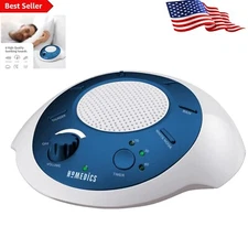 Compact Travel Sound Machine with 6 Relaxing Nature Sounds for Sleep Therapy