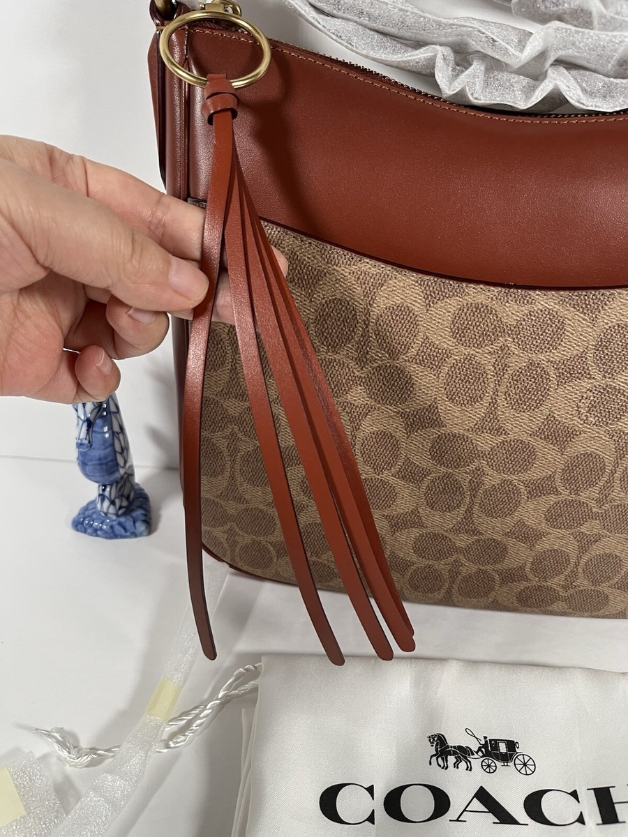 ≪翌発≫COACH・ ショルダーバッグ 38579 TAN RUST COACH 38579