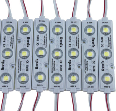 Schild Hintergrundbeleuchtung LEDS Rextin superhell 200 Stück LED Modul ROT