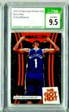 2019-20 Panini Hoops Premium Stock Zion Williamson We Got Next CSG 9.5
