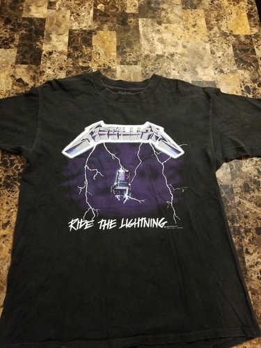 Vintage Metallica Ride the Lightning 