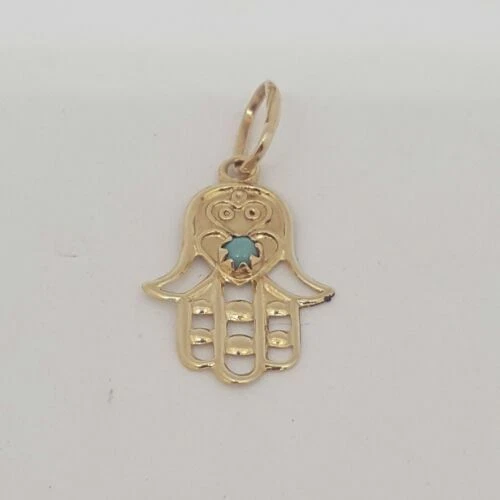 Ciondoli di lusso turchese in oro giallo