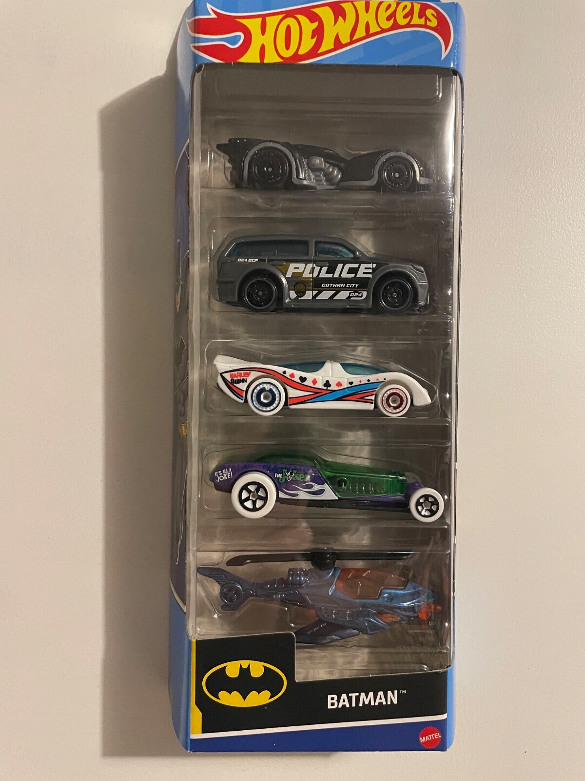 Hot Wheels Batman (5) Pack 1:64 Mattel HTV44 (Brand New)
