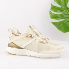 Cole Haan Womens Zerogrand Overtake Sneaker Size 8 Beige Tan Mesh Trainer Shoe