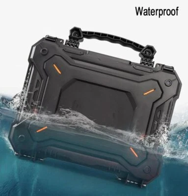SINAIRSOFT Wasserdichter taktischer Hartschalenkoffer tragbare staubdichte Aufbewahrungsbox