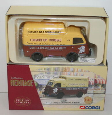 CORGI 1/43 SCALE HERITAGE EX70531 RENAULT 1000KG - CONSORTIUM RONDEAU