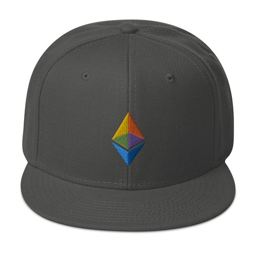 ETH 2.0 Snapback Hat ETH Cryptocurrency Crypto Trader Gift Embroidery Hat - Picture 10 of 12