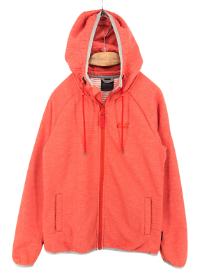 Jack Wolfskin Damen Kapuze Reißverschluss Strickjacke Pullover