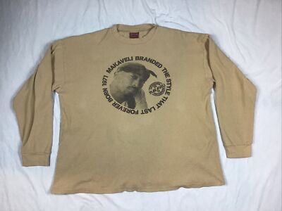 Vintage Tupac Shirt Makaveli Branded 2Pac Long Sleeve Thermal