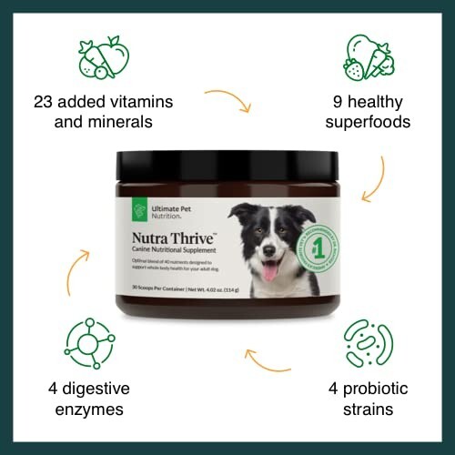 Ultimate Pet Nutrition Nutra Thrive Supplement for Dogs, 4.02 oz. eBay