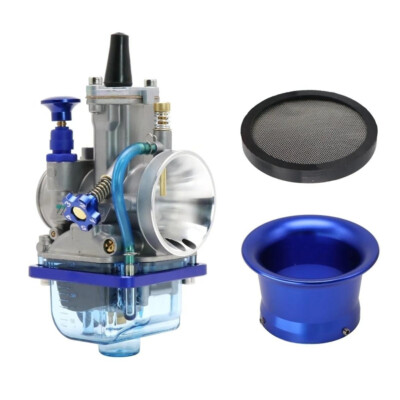 PWK32 Flat Carburetor + Filter For Yamaha YZ80 YZ125 For Honda Suzuki Kawasaki