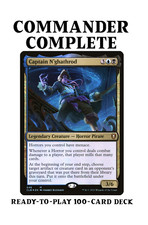 Mazo de comandante personalizado Captain N'ghathrod HORROR TRIBAL MILL Magic The Gathering