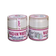 X 2 madam white exclusive flawless face cream. 60g X2