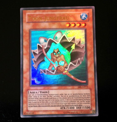 Yugioh Toon-Jungfrau SRL-G072 Top Mint/Boosterfrisch Ultra Rare 