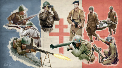 1/72 Italeri WWII French Infantry (49)