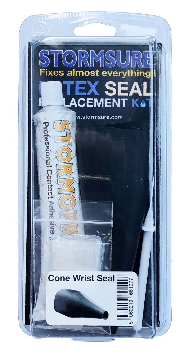 2 X Stormsure Latex Wrist Seal Replacement Cone Kit Drysuit Adhesive