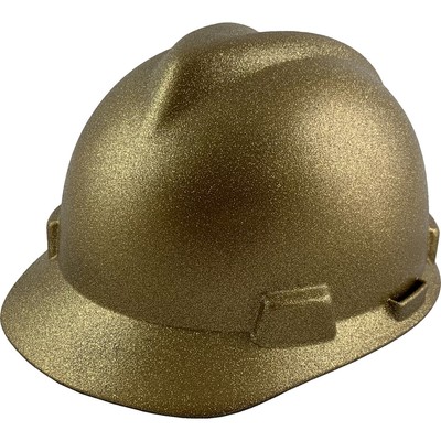 gold hard hat